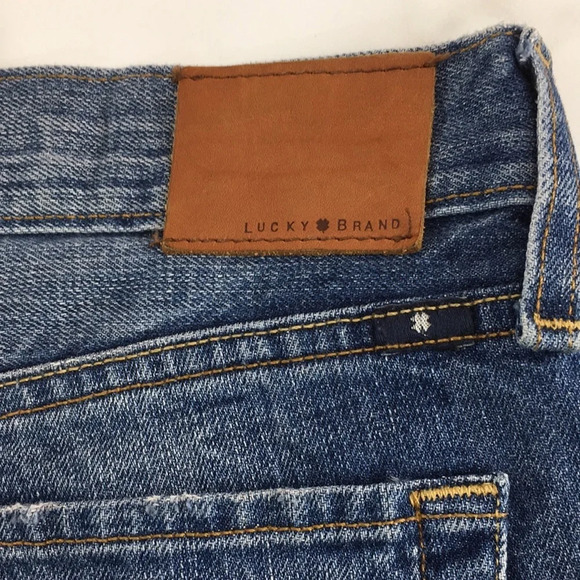 Lucky Brand‎ Sienna Cigarette Jeans Womens 2/26 Medium Distressed Cotton Denim - Picture 8 of 14